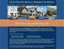 Tablet Screenshot of lancasterhersheypahotels.com